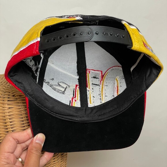 NWT Vintage Bill Elliott 94 Racing Snapback NASCAR Ball Cap McDonalds Large Logo - Picture 7 of 9